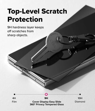 Комплект защитных стекол (2шт) Ringke Easy Slide 360 Privacy для Samsung Galaxy Fold 8 Ultra (8800328819993)