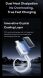 Кабель Baseus Crystal USB to Type-C (100W, 2m) E0427901 - White. Фото 11 из 18