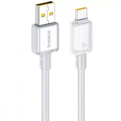 Кабель Baseus Crystal USB to Type-C (100W, 2m) E0427901 - White