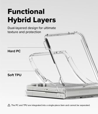 Защитный чехол Ringke Fusion Magnetic (FF) для Samsung Galaxy Flip 7 (8800293855613) - Clear