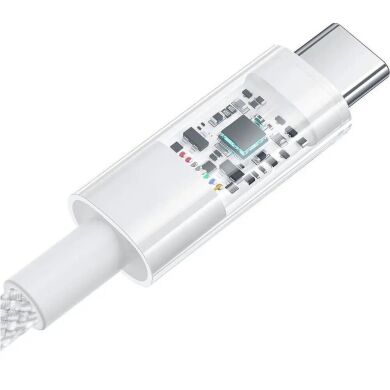 Кабель Baseus Gem USB to Type-C (100W, 1m) P10373002211-00 - White