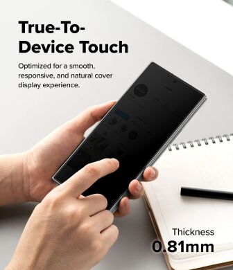 Комплект защитных стекол (2шт) Ringke Easy Slide 360 Privacy для Samsung Galaxy Fold 8 Ultra (8800328819993)