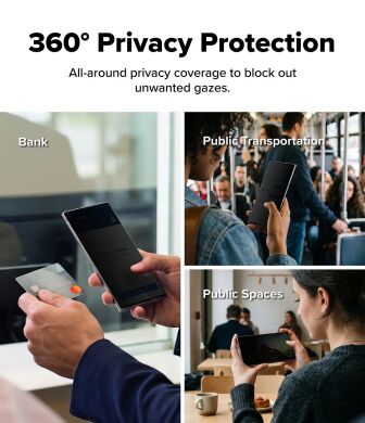 Комплект защитных стекол (2шт) Ringke Easy Slide 360 Privacy для Samsung Galaxy Fold 8 Ultra (8800328819993)