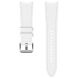Оригінальний шкіряний ремінець Hybrid Band (Size M/L) для Samsung Galaxy Watch 4 / 4 Classic / 5 / 5 Pro / 6 / 6 Classic (ET-SHR89LWEGRU) - White