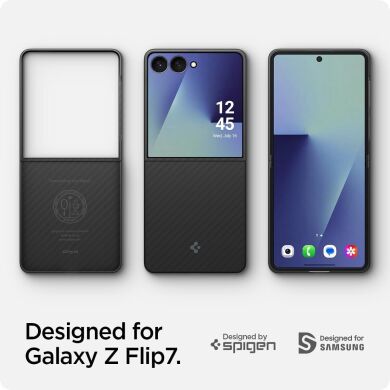 Защитный чехол Spigen (SGP) AirSkin Aramid для Samsung Galaxy Flip 7 (ACS09564) - Black