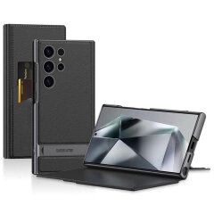 Защитный чехол GKK Wallet Case для Samsung Galaxy S24 Ultra (S928) - Black