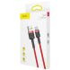 Кабель Baseus Cafule USB to Type-C (3A, 2m) CATKLF-C09 - Black / Red. Фото 6 из 18