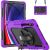 Захисний чохол Deexe Shockproof Case для Samsung Galaxy Tab S9 Plus (X810/816) - Purple