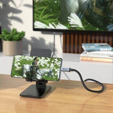 Кабель Hoco US06 Type-C to Type-C 100W (5A, 2m) - Black