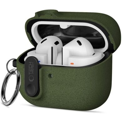 Захисний чохол Tech-Protect Slim Hook Case для Samsung Galaxy Buds 3 / Buds 3 Pro / Buds 3 FE - Olive Green