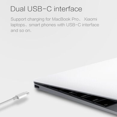 Кабель ZMI AL301 Type-C to Type-C (60W, 1.5m) - White