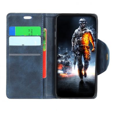 Чохол UniCase Vintage Wallet для Samsung Galaxy A6+ 2018 (A605), Темно-синій