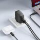 Сетевое зарядное устройство Hoco CS63A Bright PD65W (USB + Type-C) + кабель Type-C to Type-C - Black. Фото 8 из 9