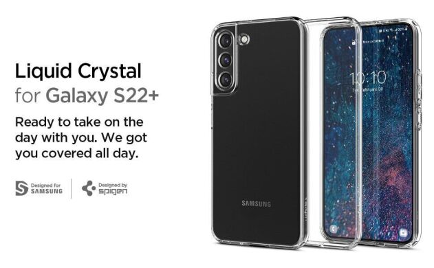 Захисний чохол Spigen (SGP) Liquid Crystal для Samsung Galaxy S22 Plus (S906) - Crystal Clear