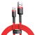 Кабель Baseus Cafule USB to Type-C (3A, 2m) CATKLF-C09 - Black / Red