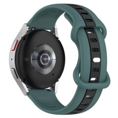Ремінець Deexe Sport Strap для годинників з шириною кріплення 22мм - Black / Olive Green