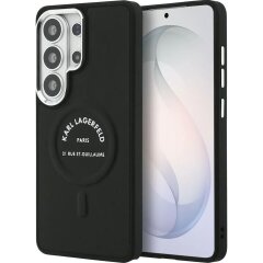 Защитный чехол Karl Lagerfeld Embossed Ring RSG Logo MagSafe для Samsung Galaxy S26 Ultra (S948) KLHMS26LPSKRSGEK - Black