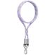 Кабель-ремешок USAMS US-SJ745 Type-C to Type-C (60W, 1.2m) - Purple. Фото 1 из 17