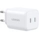 Мережевий зарядний пристрій UGREEN X526 45W 2Type-C (65154) - White
