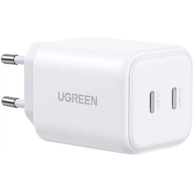 Мережевий зарядний пристрій UGREEN X526 45W 2Type-C (65154) - White
