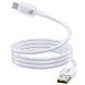 Кабель Baseus Crystal USB to Type-C (100W, 2m) E0427901 - White. Фото 2 из 18