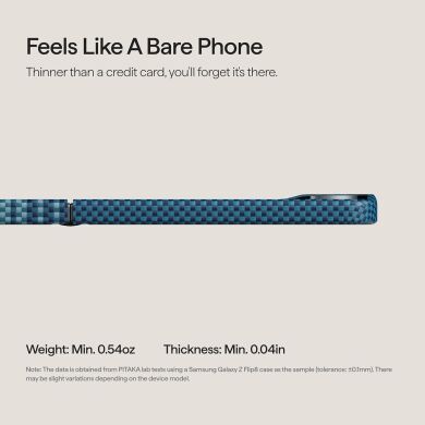 Ультратонкий чохол Pitaka Edge Case (FF) для Samsung Galaxy Flip 8 (FMFLIP8) - Moonrise