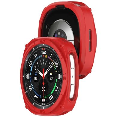 Захисний чохол Deexe Hollow Cover для Samsung Galaxy Watch 8 (40mm) - Red
