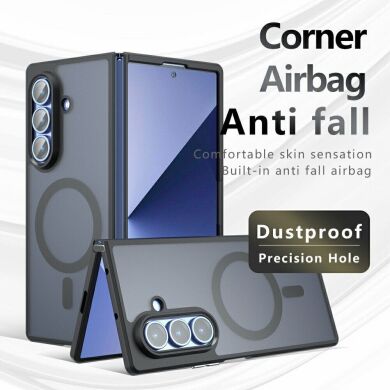 Защитный чехол Deexe Matte Skin with MagSafe для Samsung Galaxy Fold 8 Ultra - Black