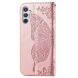 Чехол UniCase Butterfly Pattern для Samsung Galaxy A54 (A546) - Rose Gold. Фото 3 из 7