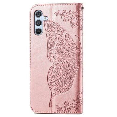 Чехол UniCase Butterfly Pattern для Samsung Galaxy A54 (A546) - Rose Gold