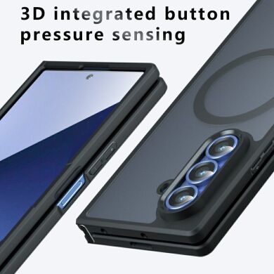 Защитный чехол Deexe Matte Skin with MagSafe для Samsung Galaxy Fold 8 Ultra - Black