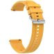 Ремешок Deexe Silicone Band для часов с шириной крепления 18 мм - Dark Yellow. Фото 3 из 5