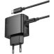 Сетевое зарядное устройство Hoco CS63A Bright PD65W (USB + Type-C) + кабель Type-C to Type-C - Black. Фото 5 из 9