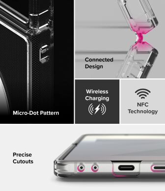Защитный чехол Ringke Fusion Magnetic (FF) для Samsung Galaxy Flip 7 (8800293855613) - Clear