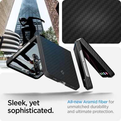 Защитный чехол Spigen (SGP) AirSkin Aramid для Samsung Galaxy Flip 7 (ACS09564) - Black