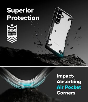 Захисний чохол Ringke Fusion X для Samsung Galaxy S26 (S942) 8800328815582 - Black