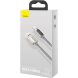 Кабель Baseus Display Fast Charging Type-C (40W, 1m) CATSK-0S - Silver. Фото 4 из 4