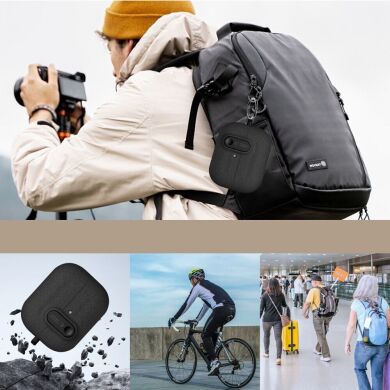 Захисний чохол Tech-Protect Slim Hook Case для Samsung Galaxy Buds 3 / Buds 3 Pro / Buds 3 FE - Black