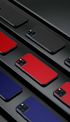 Наклейка на заднюю панель RockSpace Carbon Fiber Series для Samsung Galaxy M30 (M305) - Red