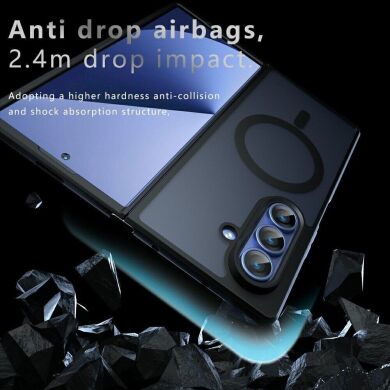 Защитный чехол Deexe Matte Skin with MagSafe для Samsung Galaxy Fold 8 Ultra - Black