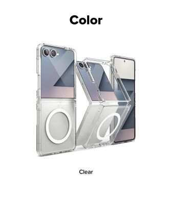 Защитный чехол Ringke Fusion Magnetic (FF) для Samsung Galaxy Flip 7 (8800293855613) - Clear
