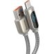 Кабель Baseus Display Fast Charging Type-C (40W, 1m) CATSK-0S - Silver. Фото 3 из 4
