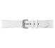 Оригинальный кожаный ремешок Hybrid Band (Size M/L) для Samsung Galaxy Watch 4 / 4 Classic / 5 / 5 Pro / 6 / 6 Classic (ET-SHR89LWEGRU) - White. Фото 4 из 4