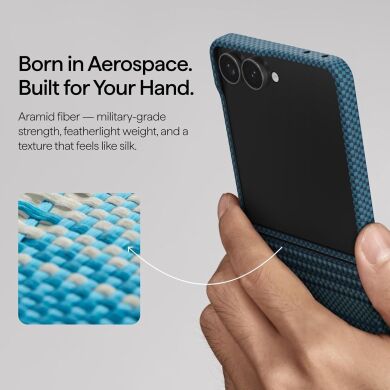 Ультратонкий чохол Pitaka Edge Case (FF) для Samsung Galaxy Flip 8 (FMFLIP8) - Moonrise