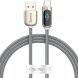 Кабель Baseus Display Fast Charging Type-C (40W, 1m) CATSK-0S - Silver. Фото 1 из 4