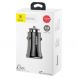Автомобильное зарядное устройство BASEUS Gentleman 4.8A Dual-USB Car Charger (CCALL-GB01) - Black. Фото 12 из 25