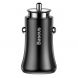 Автомобильное зарядное устройство BASEUS Gentleman 4.8A Dual-USB Car Charger (CCALL-GB01) - Black. Фото 1 из 25