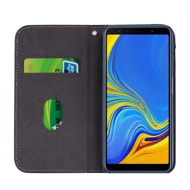 Чехол Deexe Glittery Crocodile для Samsung Galaxy A7 2018 (A750) - Black