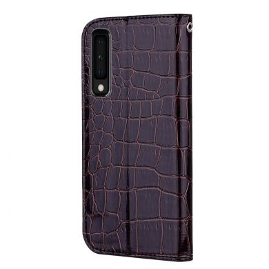 Чехол Deexe Glittery Crocodile для Samsung Galaxy A7 2018 (A750) - Black
