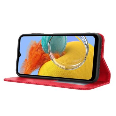 Чохол Deexe Retro Style для Samsung Galaxy M14 (M146) - Red